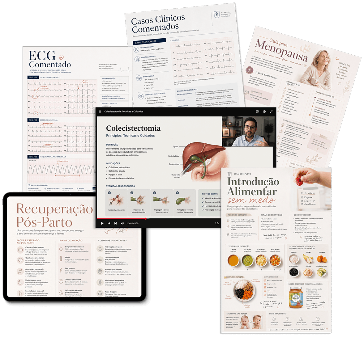 Mockup das 100 ideias de infoprodutos médicos